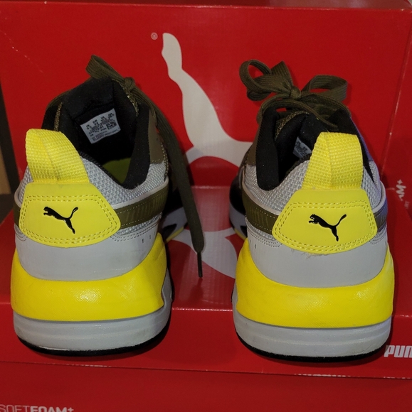 PUMA X-RAY Mesh Men's Sneakers in Dark Olive/High Rise - Picture 9 of 11